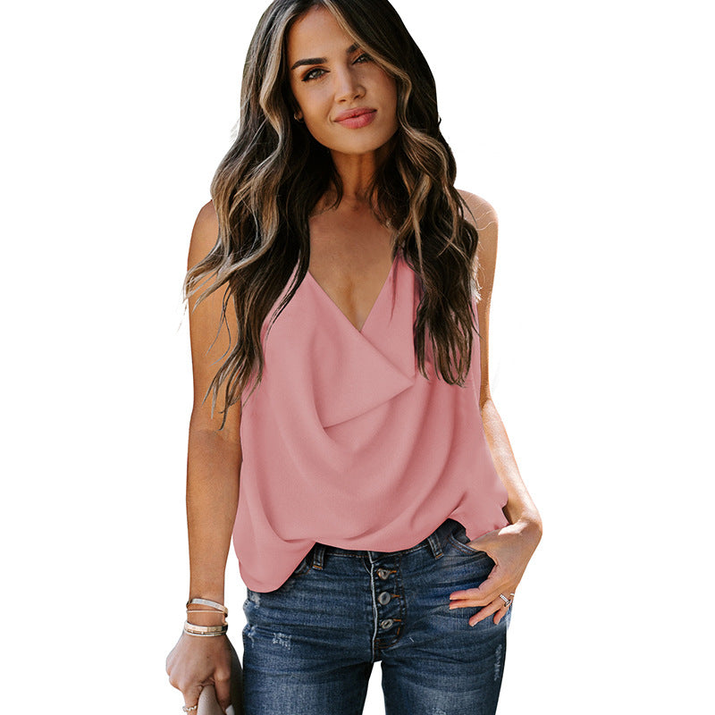Chiffon Tank Top Women